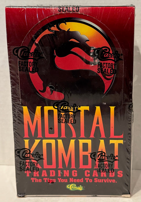 1994 Mortal Kombat Trading Card Box 36 Packs Factory Sealed Classic