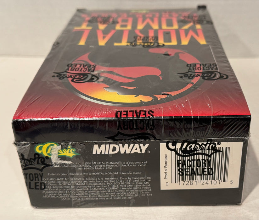 1994 Mortal Kombat Trading Card Box 36 Packs Factory Sealed Classic