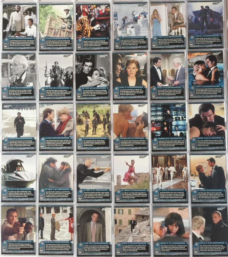 James Bond Mission Logs Base Card Set 66 Cards   - TvMovieCards.com