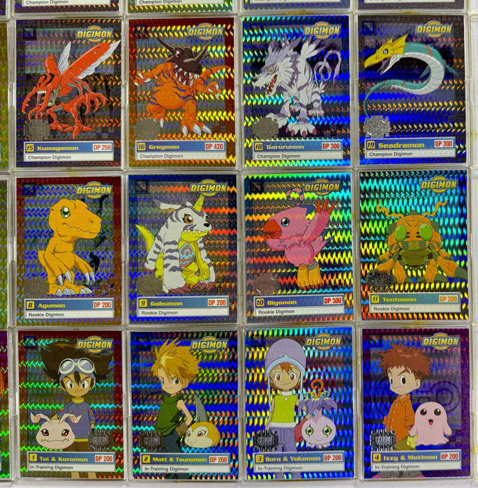 1999 Digimon Animated Series 1 Prism Parallel Preview Trading Card Set of 34   - TvMovieCards.com