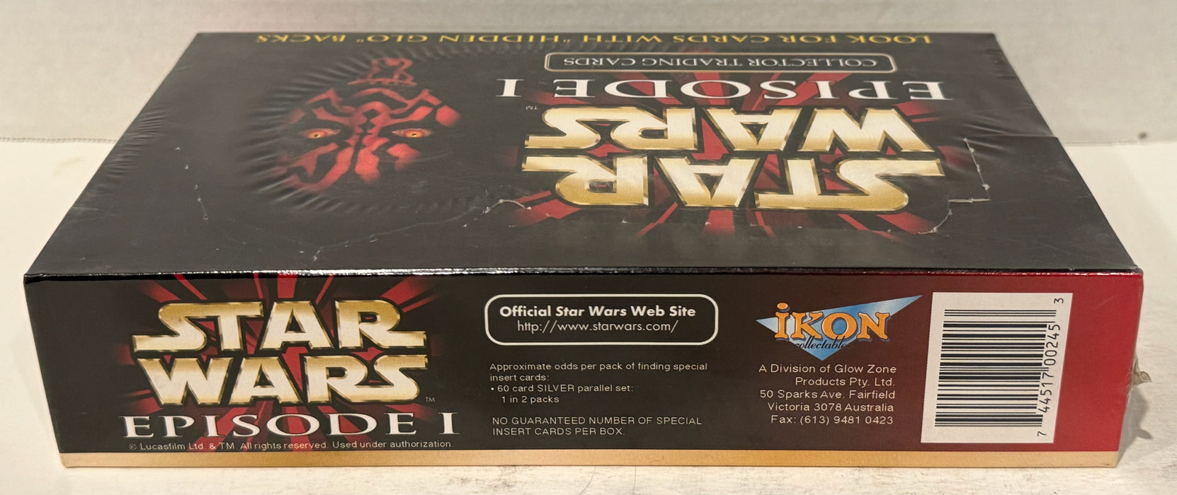 Star Wars Episode I Ikon Collectibles Trading Card Box 36CT 1999