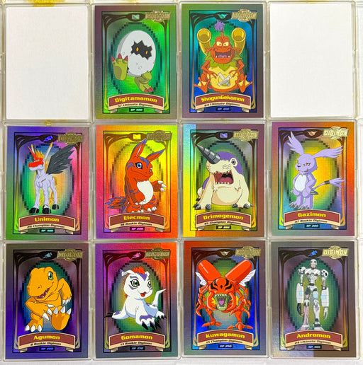 2000 Digimon Animated Series 2 Insert Foil Chase Trading Card Set D1-D10   - TvMovieCards.com