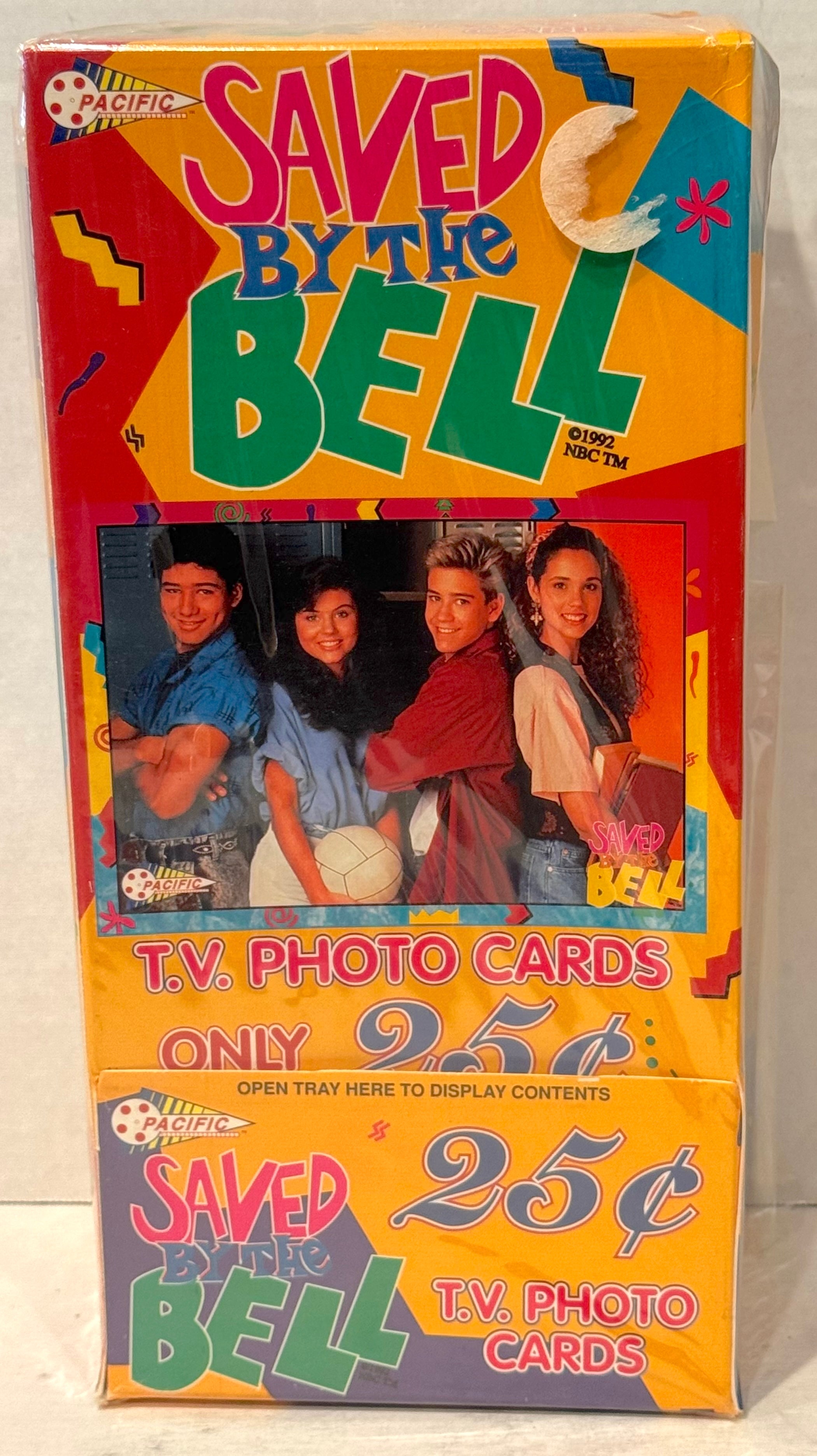 1992 Saved By The Bell TV Photo Trading Card Box 100 Pack Factory