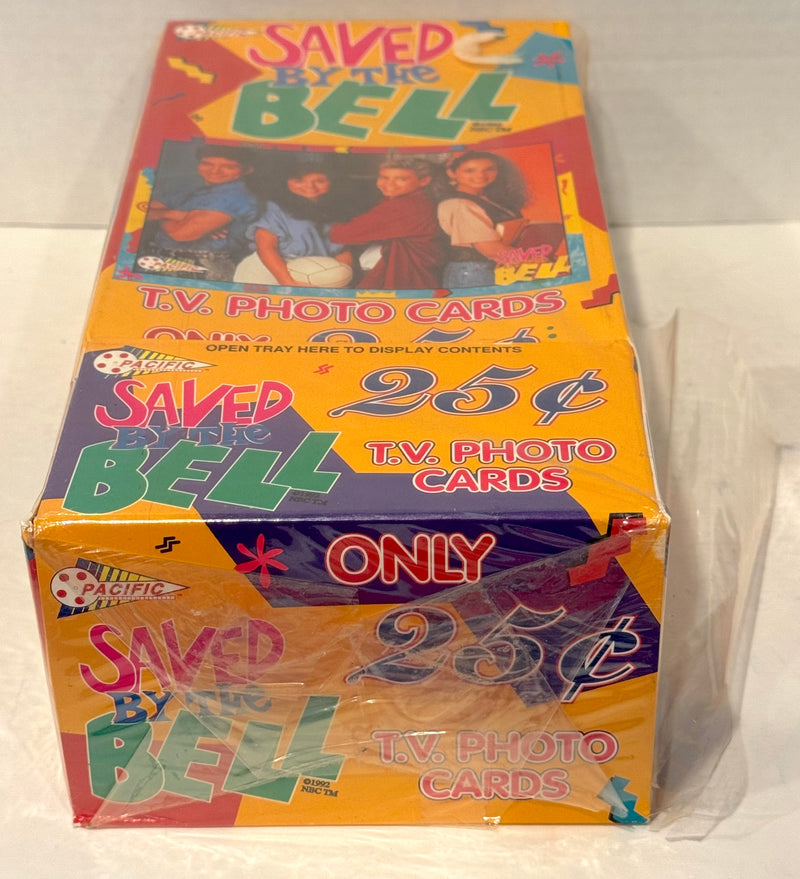 1992 Saved By The Bell TV Photo Trading Card Box 100 Pack Factory Sealed Pacific - TvMovieCards.com