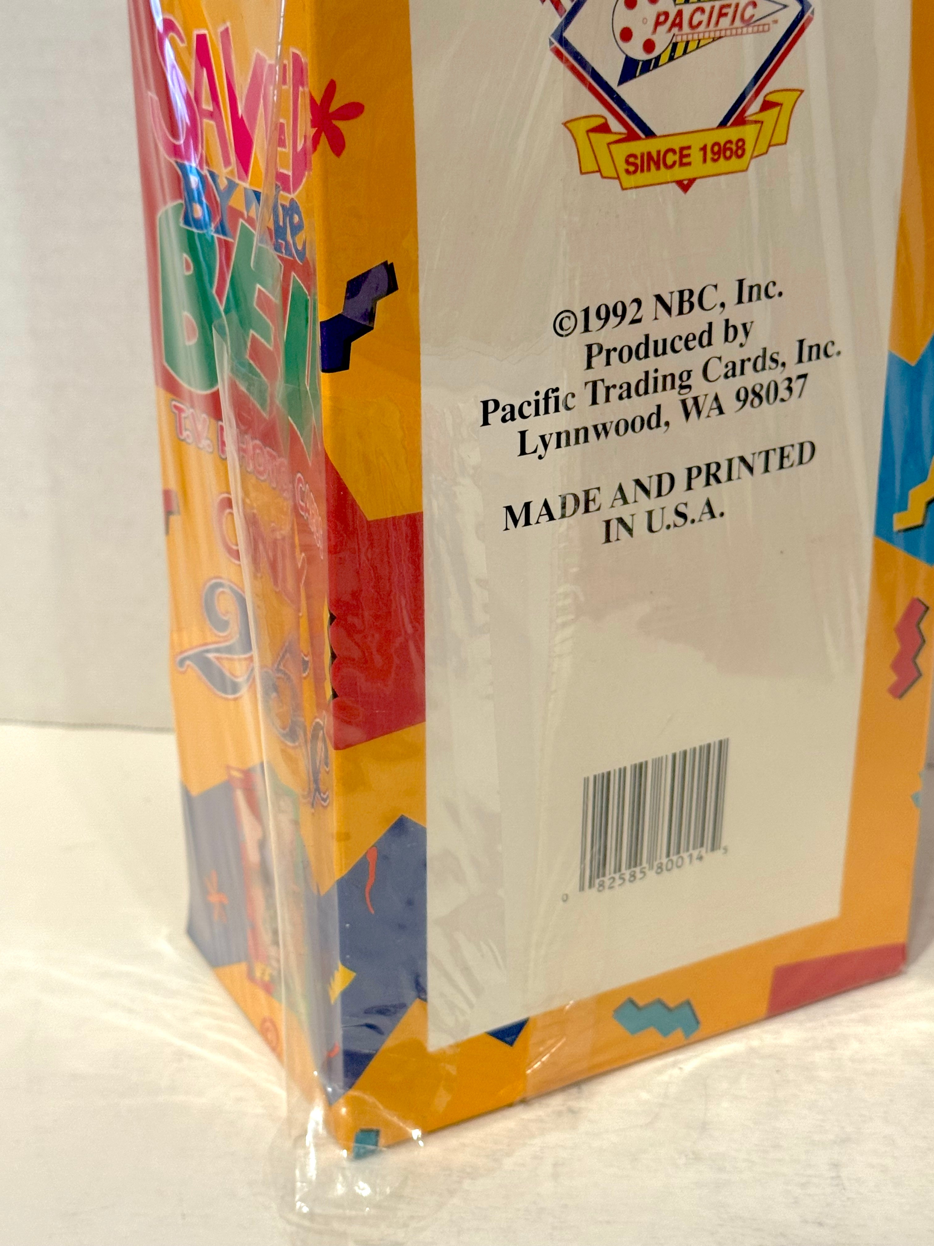 1992 Saved By The Bell TV Photo Trading Card Box 100 Pack Factory