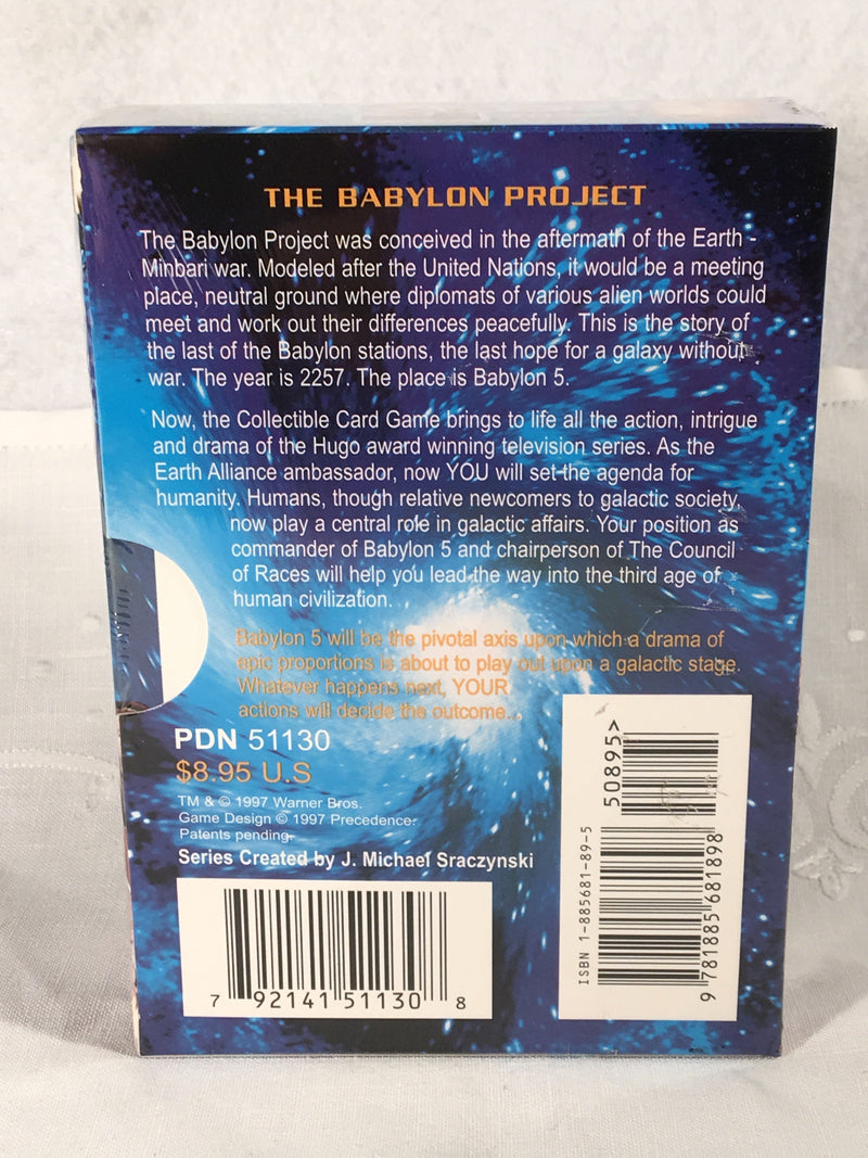 Babylon 5 Premiere Collectible Card Game CCG - Earth Starter 60 Card Deck   - TvMovieCards.com