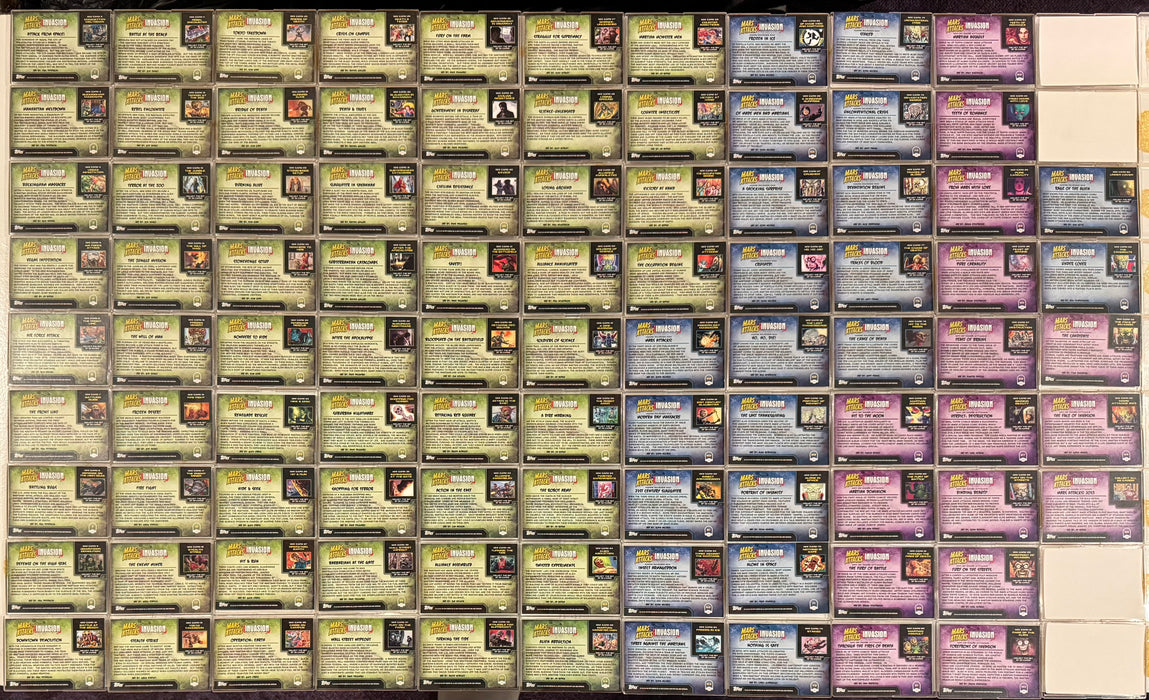 2013 Mars Attacks Invasion Base Trading Card Set 95 Cards Topps