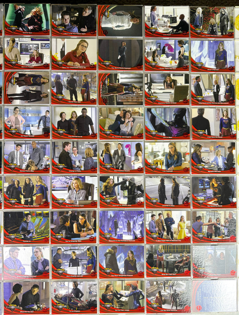 Supergirl Season 1 Red Omegahedron Deco Foil Parallel Trading Card Set 72 Cards - TvMovieCards.com