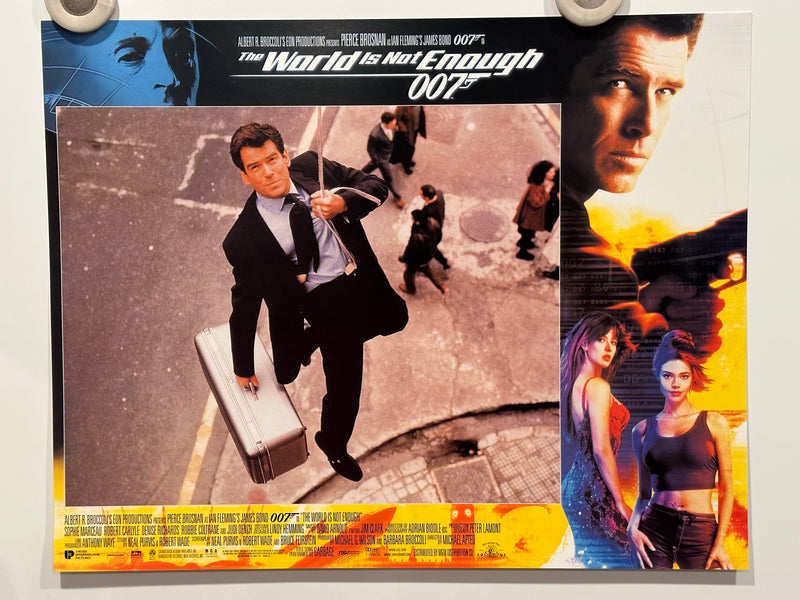 1999 James Bond World Is Not Enough Lobby Card Set of 12 Pierce Brosnan 11x14   - TvMovieCards.com