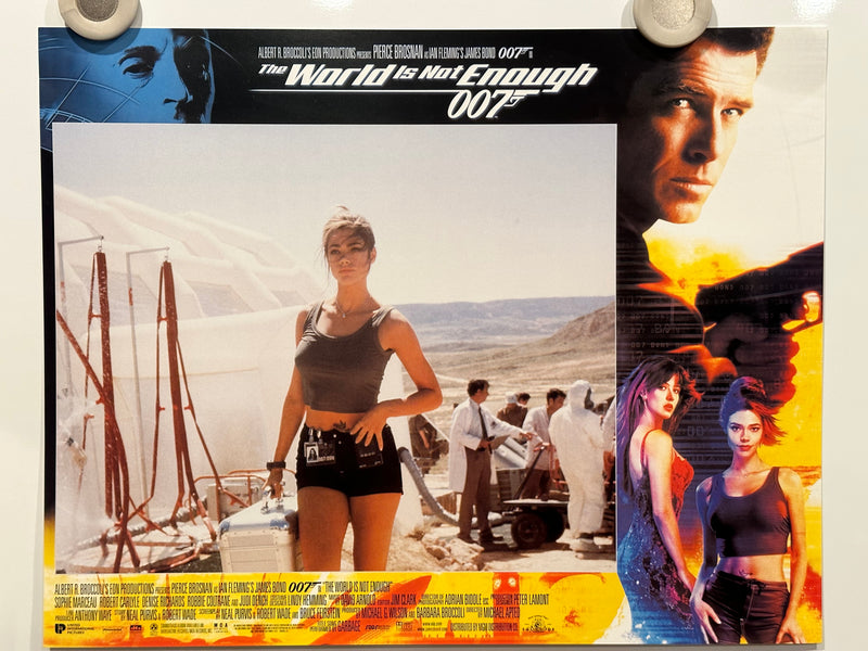 1999 James Bond World Is Not Enough Lobby Card Set of 12 Pierce Brosnan 11x14   - TvMovieCards.com