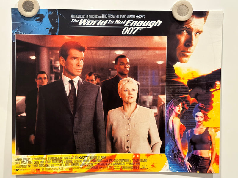 1999 James Bond World Is Not Enough Lobby Card Set of 12 Pierce Brosnan 11x14   - TvMovieCards.com