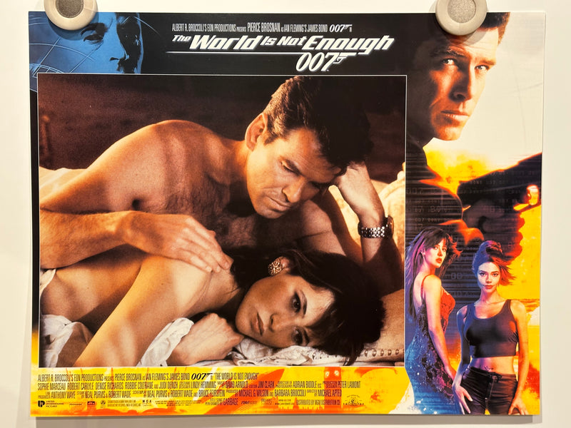1999 James Bond World Is Not Enough Lobby Card Set of 12 Pierce Brosnan 11x14   - TvMovieCards.com