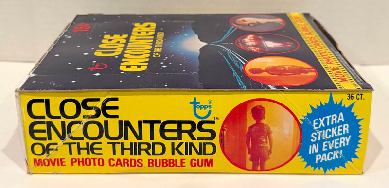 1978 Close Encounters Third Kind Wax Vintage Trading Card Box 36 Packs Topps