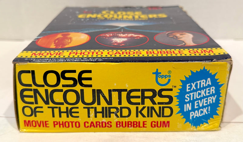 1978 Close Encounters Third Kind Wax Vintage Trading Card Box 36 Packs Topps