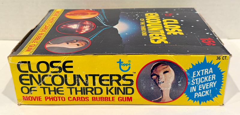 1978 Close Encounters Third Kind Wax Vintage Trading Card Box 36 Packs Topps