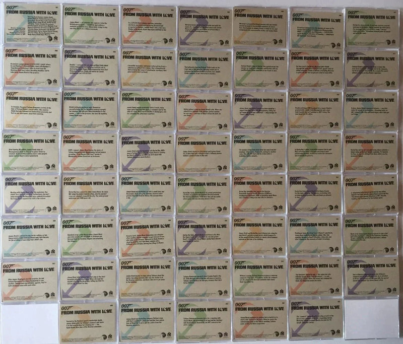James Bond 50th Anniversary Series Two From Russia with Love 108 Card Set   - TvMovieCards.com