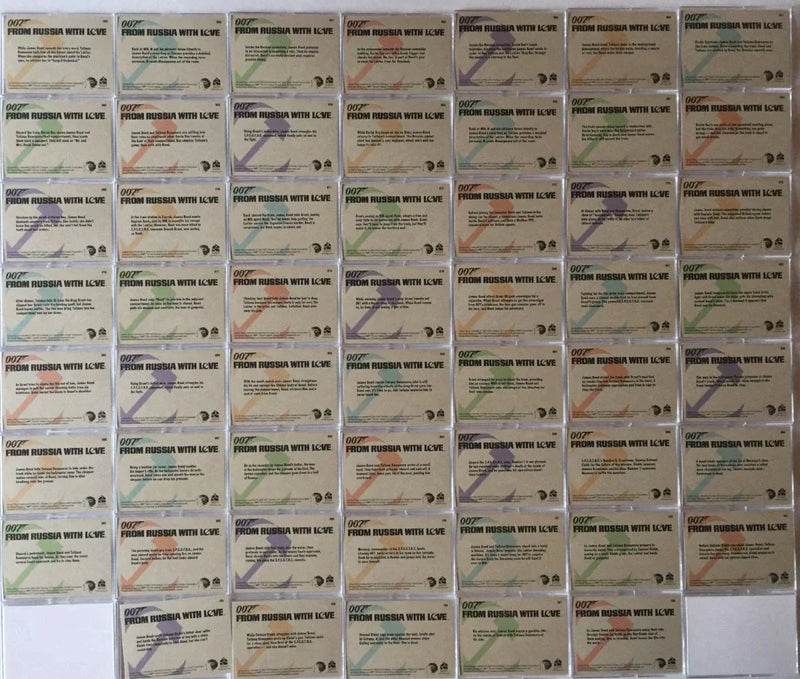 James Bond 50th Anniversary Series Two From Russia with Love 108 Card Set   - TvMovieCards.com
