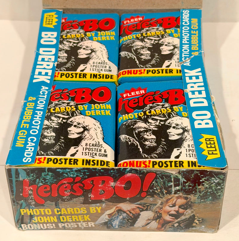 1981 Here's Bo Photos Bubble Gum Full 36CT Trading Card Wax Box Fleer