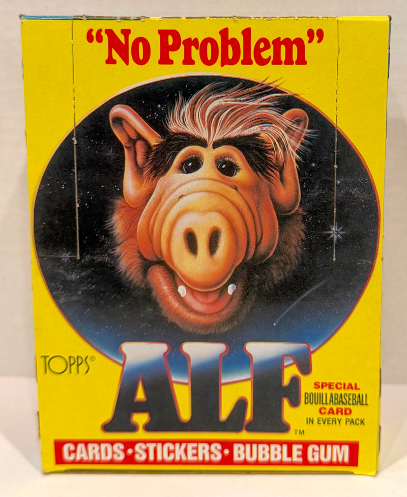 Alf Series 1 Vintage Bubble Gum Wax Trading Card Box 48 Packs Topps 1987 FULL