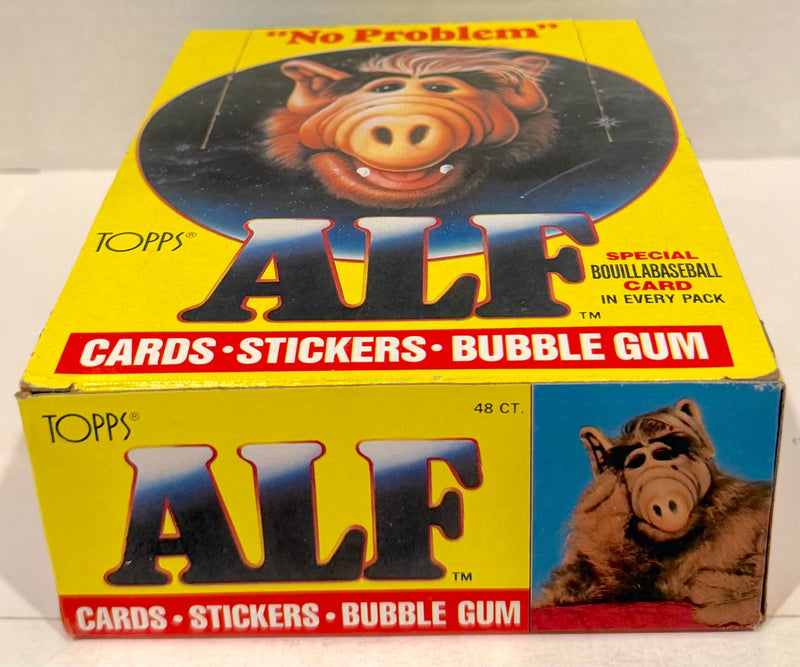 Alf Series 1 Vintage Bubble Gum Wax Trading Card Box 48 Packs Topps 1987 FULL