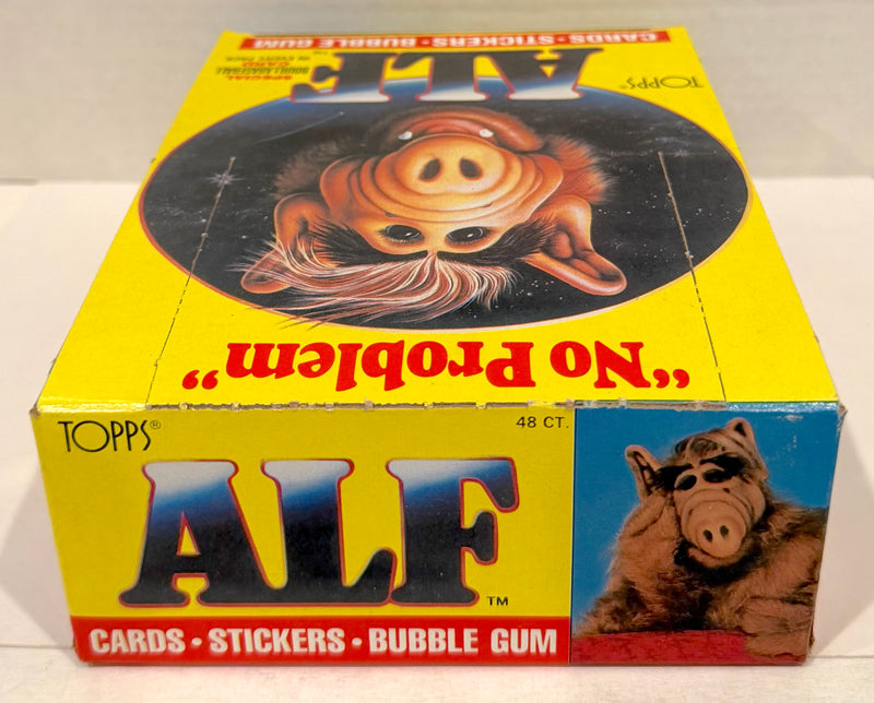 Alf Series 1 Vintage Bubble Gum Wax Trading Card Box 48 Packs Topps 1987 FULL