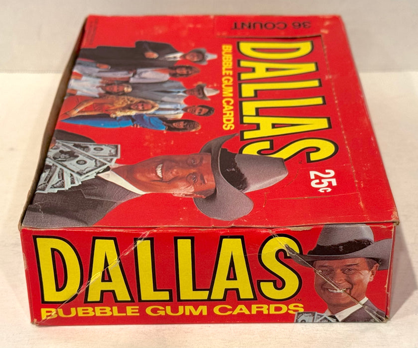 1981 Dallas TV Show Donruss Vintage Wax Trading Card Box FULL 36 Packs