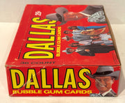 1981 Dallas TV Show Donruss Vintage Wax Trading Card Box FULL 36 Packs - TvMovieCards.com