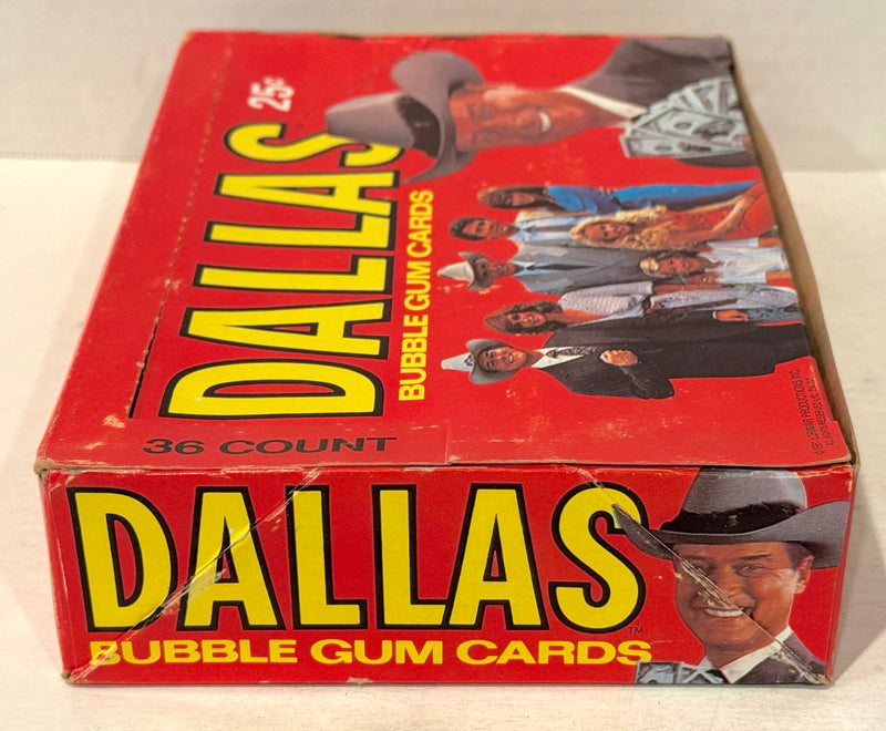 1981 Dallas TV Show Donruss Vintage Wax Trading Card Box FULL 36 Packs - TvMovieCards.com