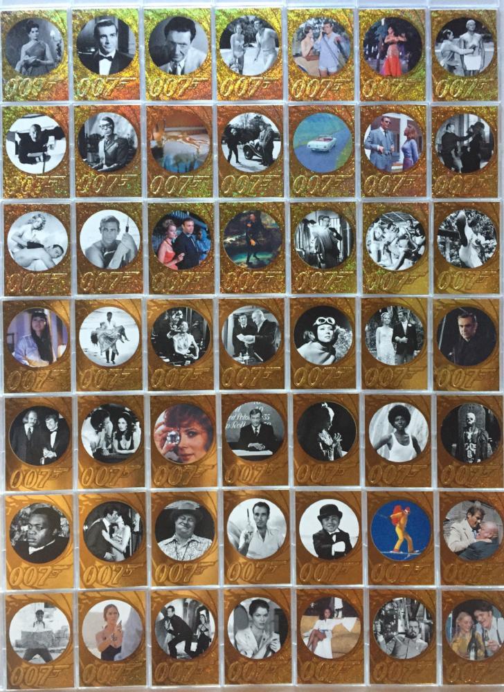 James Bond 50th Anniversary Series Two Gold Sparkle Parallel Chase Card Set   - TvMovieCards.com