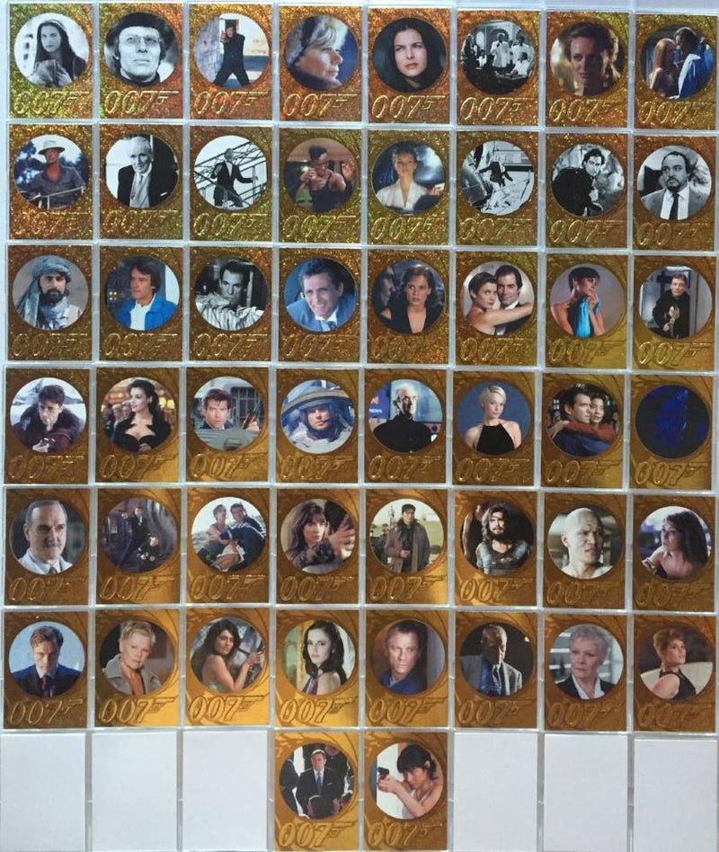 James Bond 50th Anniversary Series Two Gold Sparkle Parallel Chase Card Set   - TvMovieCards.com