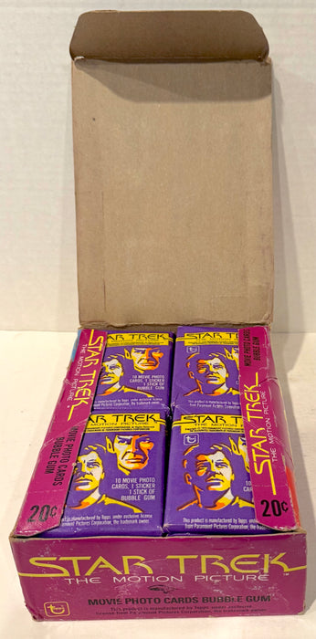 1979 Star Trek The Motion Picture Vintage Wax Trading Card Box Full 36 Packs