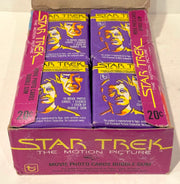 1979 Star Trek The Motion Picture Vintage Wax Trading Card Box Full 36 Packs - TvMovieCards.com