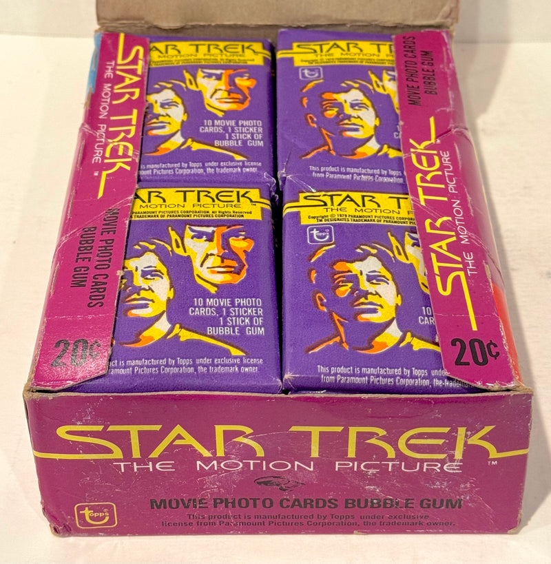 1979 Star Trek The Motion Picture Vintage Wax Trading Card Box Full 36 Packs - TvMovieCards.com