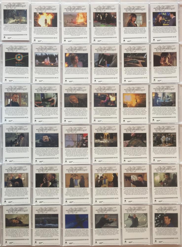 James Bond Classics 2016 The World Is Not Enough Base Card Set 72 Cards   - TvMovieCards.com