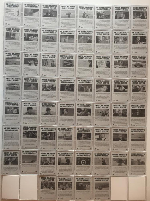 James Bond Classics 2016 On Her Majesty's Secret Service Movie Card Set 60 Cards   - TvMovieCards.com