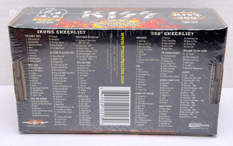 KAMPLETE KISS Ikons 90 Card Set & 360° 90 Card Set & 5 Card Foil Insert Set   - TvMovieCards.com