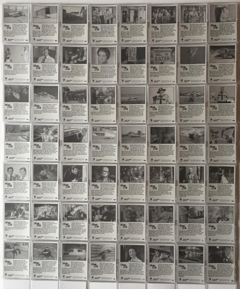 James Bond Archives 2014 Edition Live and Let Die Throwback Card Set 120 Cards   - TvMovieCards.com
