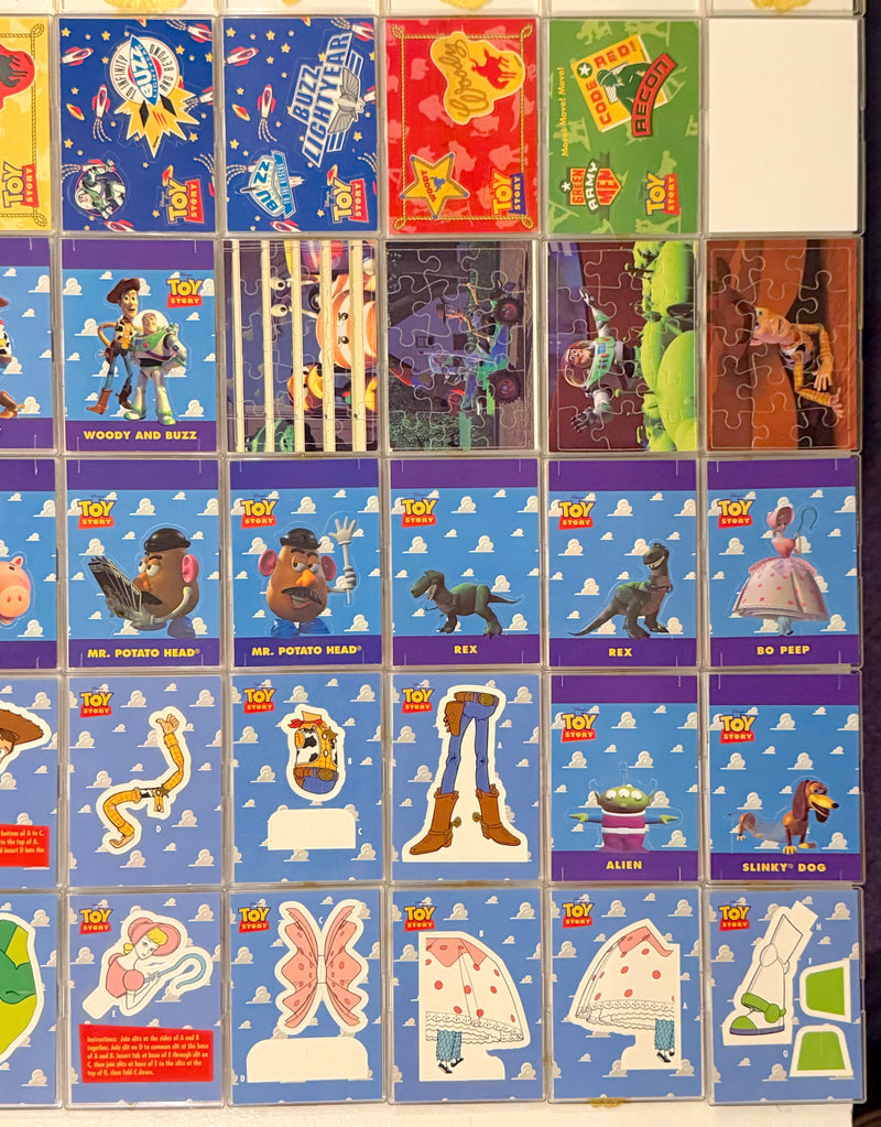 1995 Toy Story Series 1 Chase Insert Puzzple Trading Card Set 44 Cards Skybox