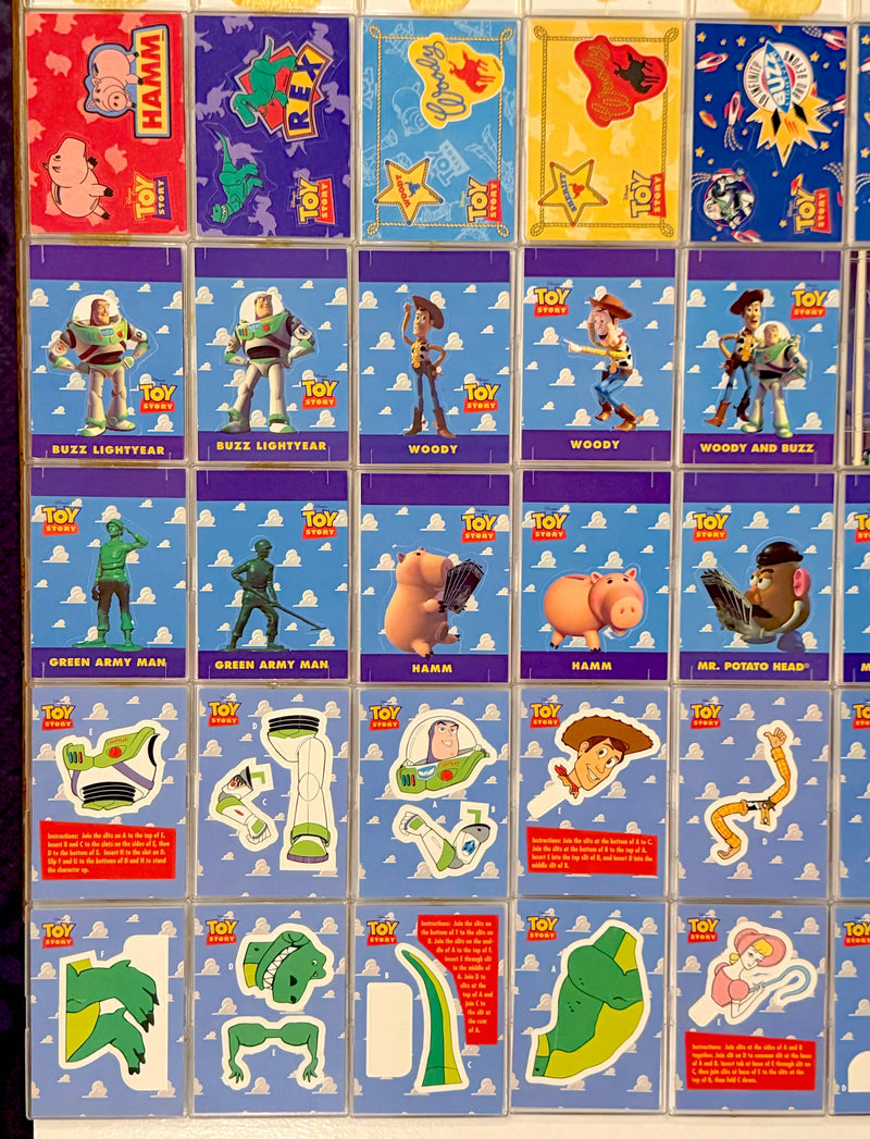 1995 Toy Story Series 1 Chase Insert Puzzple Trading Card Set 44 Cards Skybox
