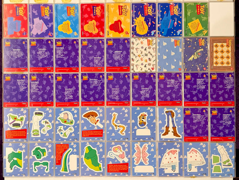 1995 Toy Story Series 1 Chase Insert Puzzple Trading Card Set 44 Cards Skybox