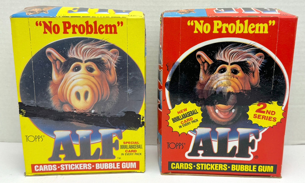 Alf Series 1 & 2 US of Alf Wax Trading Card Box 144 Packs Topps 1987 FULL   - TvMovieCards.com