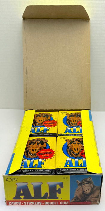 Alf Series 1 & 2 US of Alf Wax Trading Card Box 144 Packs Topps 1987 FULL   - TvMovieCards.com