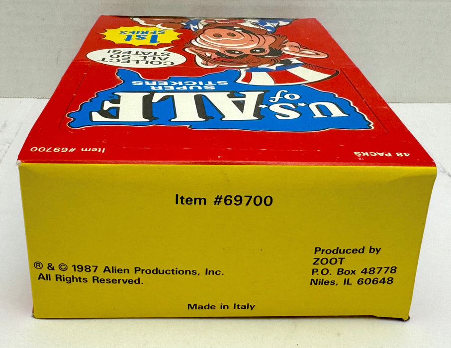 Alf Series 1 & 2 US of Alf Wax Trading Card Box 144 Packs Topps 1987 FULL   - TvMovieCards.com