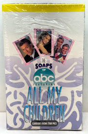 1991 Soaps of ABC - All My Children Trading Card Box 36 Packs Star Pics   - TvMovieCards.com