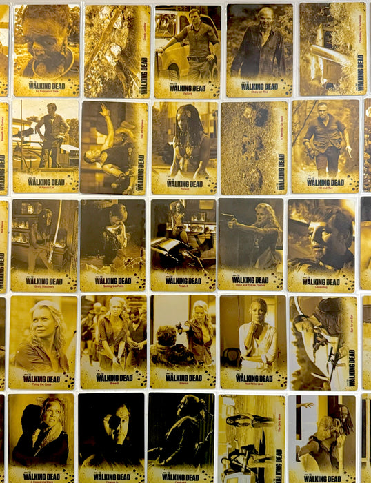 Walking Dead Season 3 Part 2 Gold Metal Variant Complete Trading Card Set of 72   - TvMovieCards.com