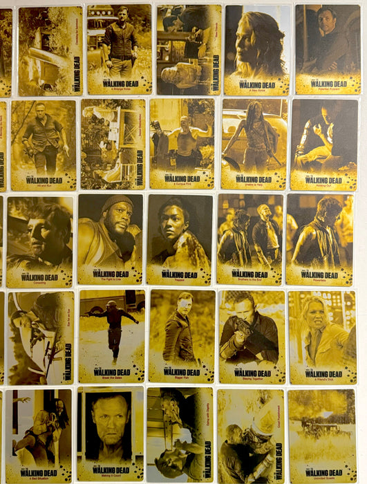 Walking Dead Season 3 Part 2 Gold Metal Variant Complete Trading Card Set of 72   - TvMovieCards.com