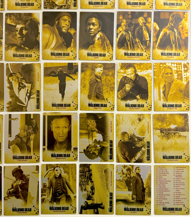 Walking Dead Season 3 Part 2 Gold Metal Variant Complete Trading Card Set of 72   - TvMovieCards.com