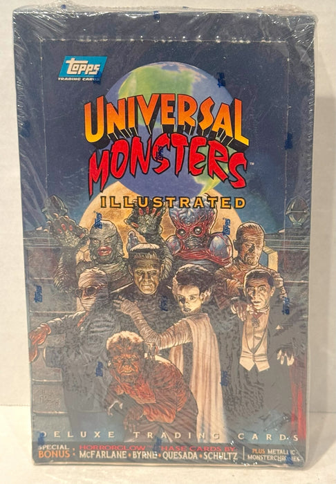 1994 Universal Monsters Illustrated Trading Card Box 36 Pack Factory Sealed Topp