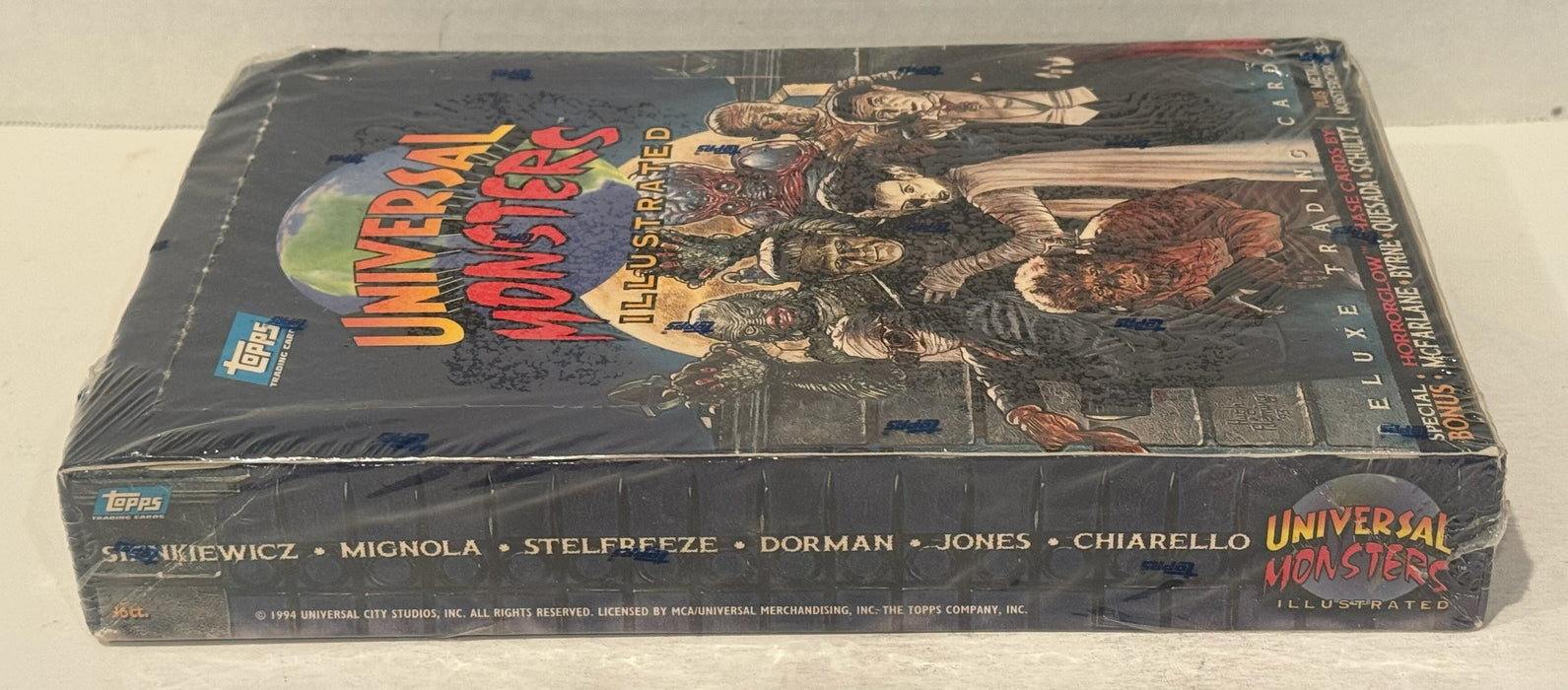 1994 Universal Monsters Illustrated Trading Card Box 36 Pack Factory Sealed Topp