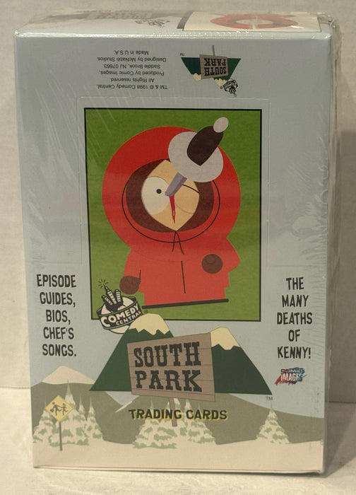 1998 South Park Jumbo Wax Trading Card Box Comic Images 30 Packs Factory Sealed